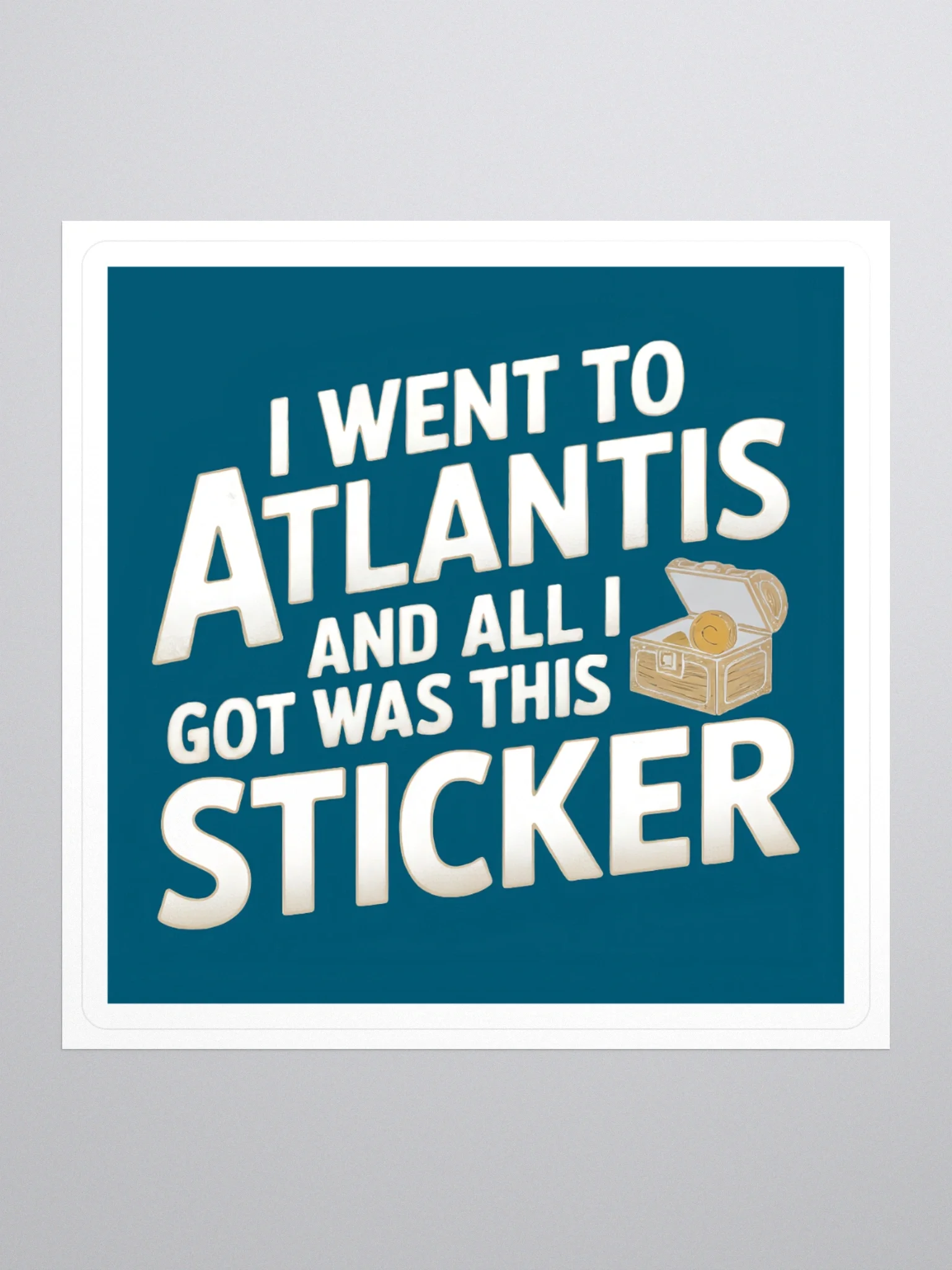 Atlantis Souvenir Sticker — LL.STKR-01