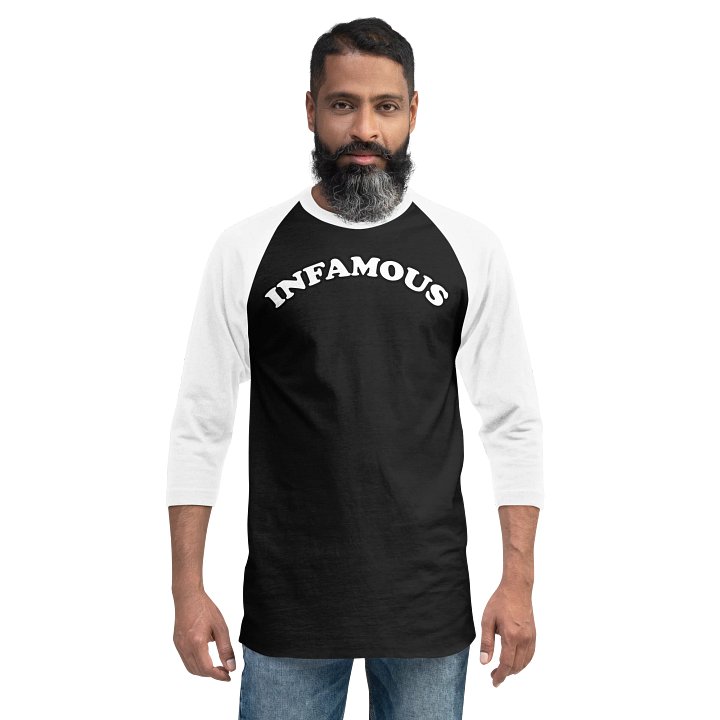 INFAMOUS BASEBALL TEE product image (9)