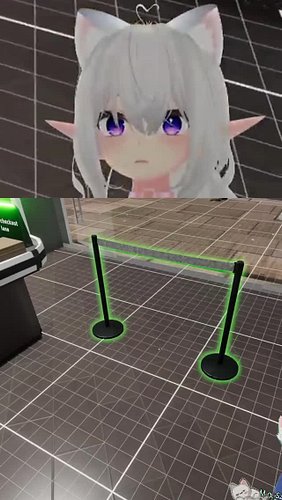 Right in the way #vtuber #supermarketsimulator #timing