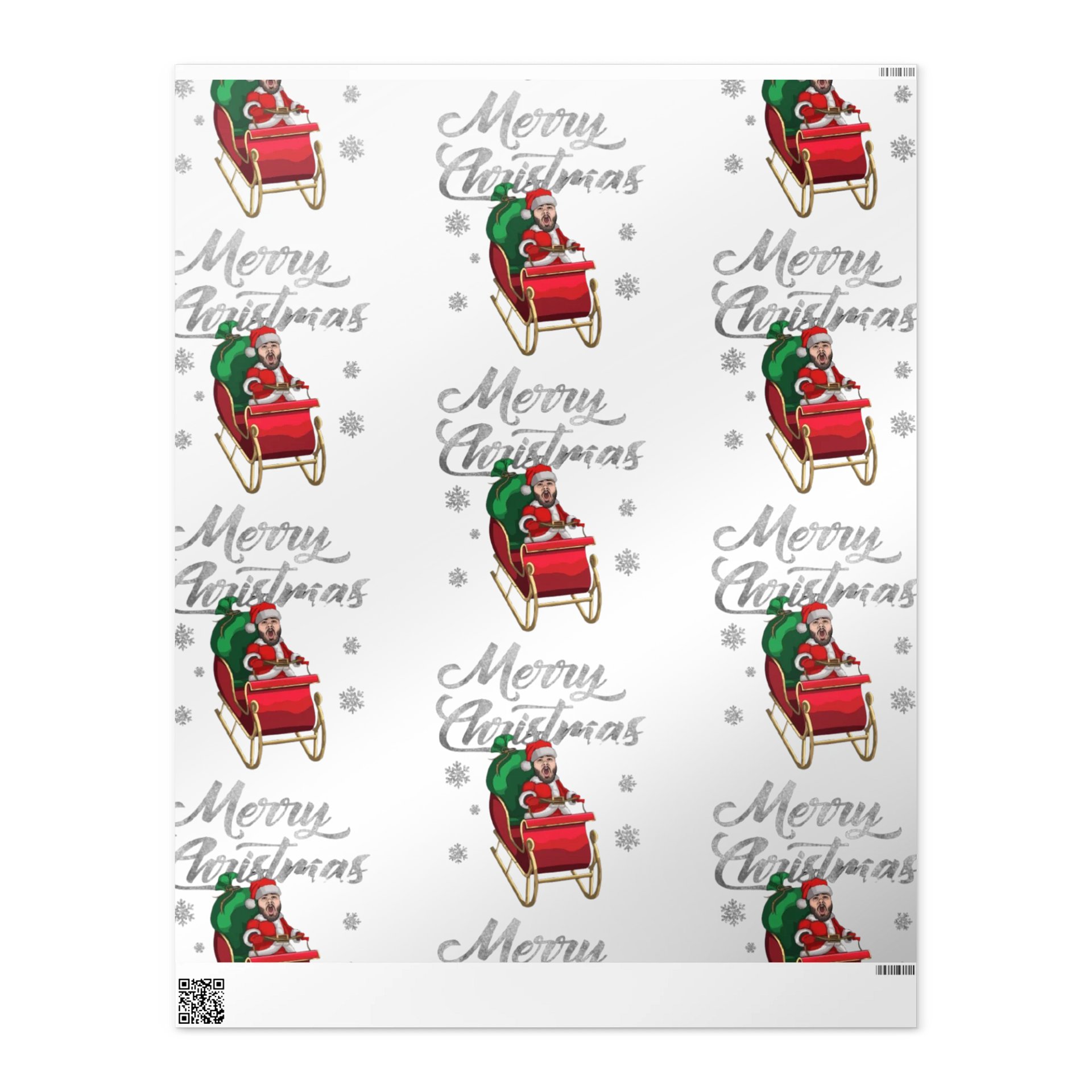 JAKE AS SANTA WRAPPING PAPPER product image (2)