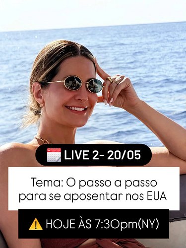 É hoje às 7:30pm (NY) a nossa 2° live 🤩

Ricos na América, eu vou entrar hoje AO VIVO no YouTube, pra te ensinar exatamente o...
