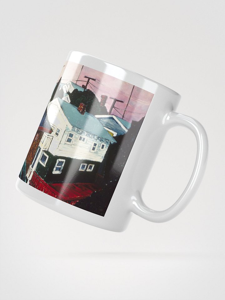 Leaning into Night (1983) on White Glossy Mug product image (2)