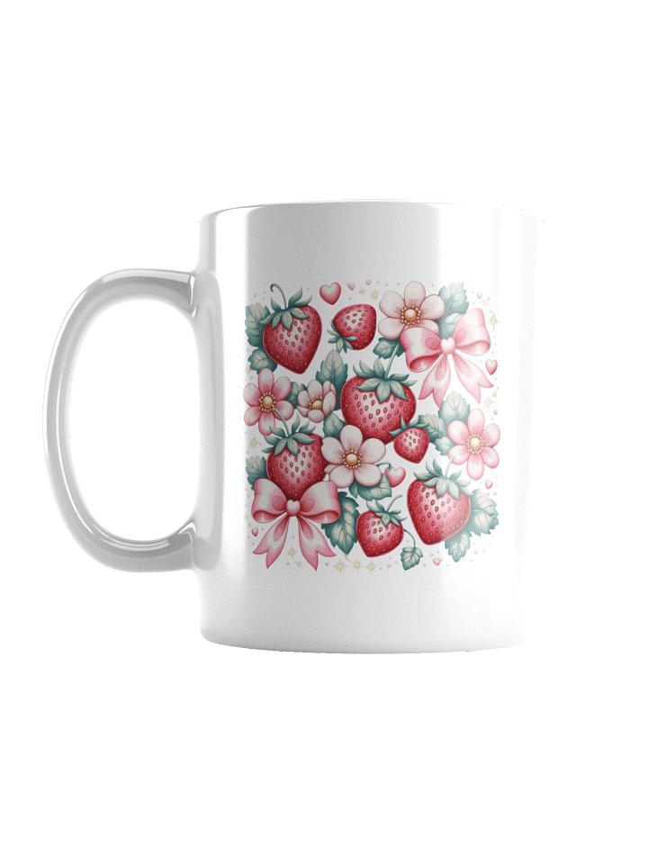 Sweet Strawberry Hearts Valentine Coffee Mug product image (1)