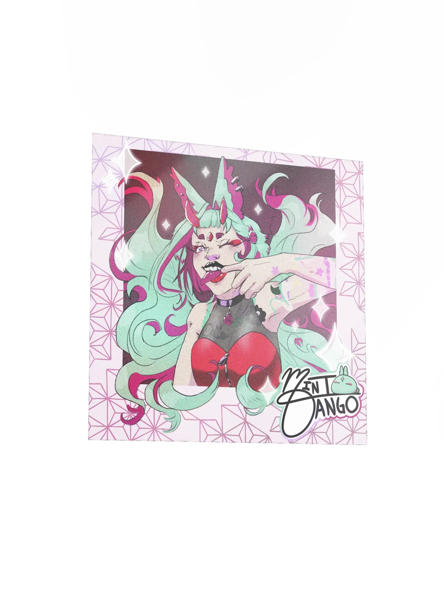 Mint Profile Art Print Polaroid product image (9)