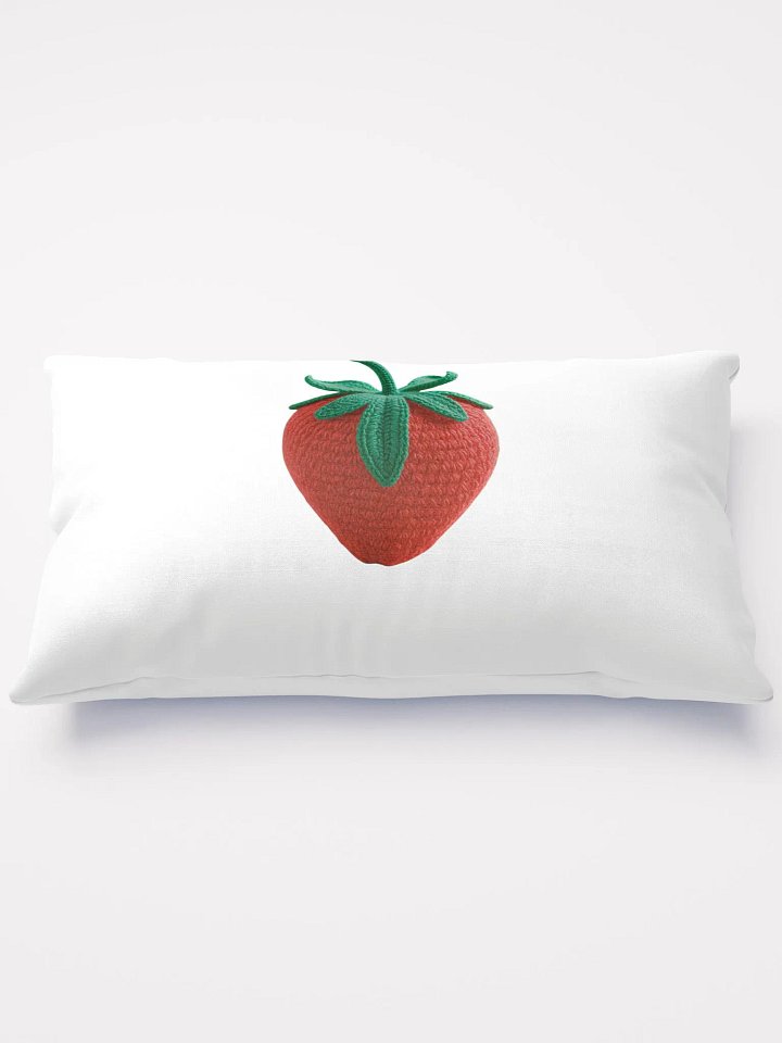 CozyAvocado White Soft Pillow Strawberry #01 product image (3)