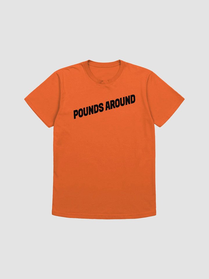 POUNDS AROUND ORANGE AND BLACK SHIRT product image (1)