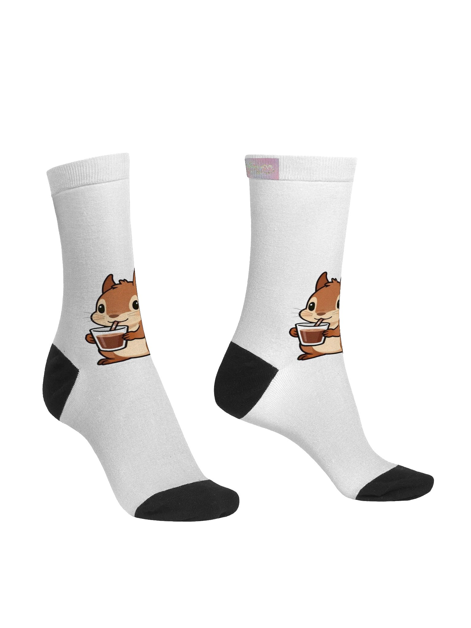 Pixie Squirrel Coffee Socks product image (3)