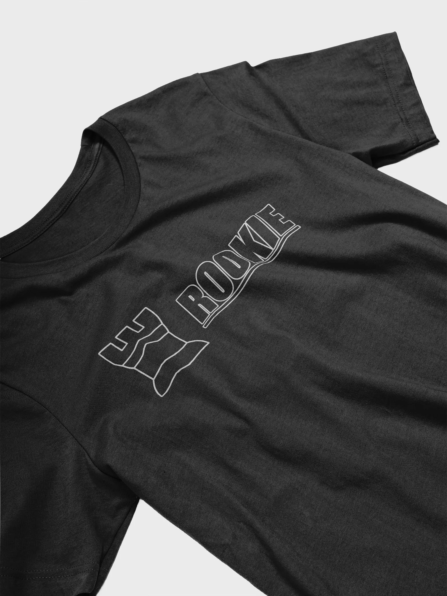 ROOKIE SHIRT (White Text) product image (3)