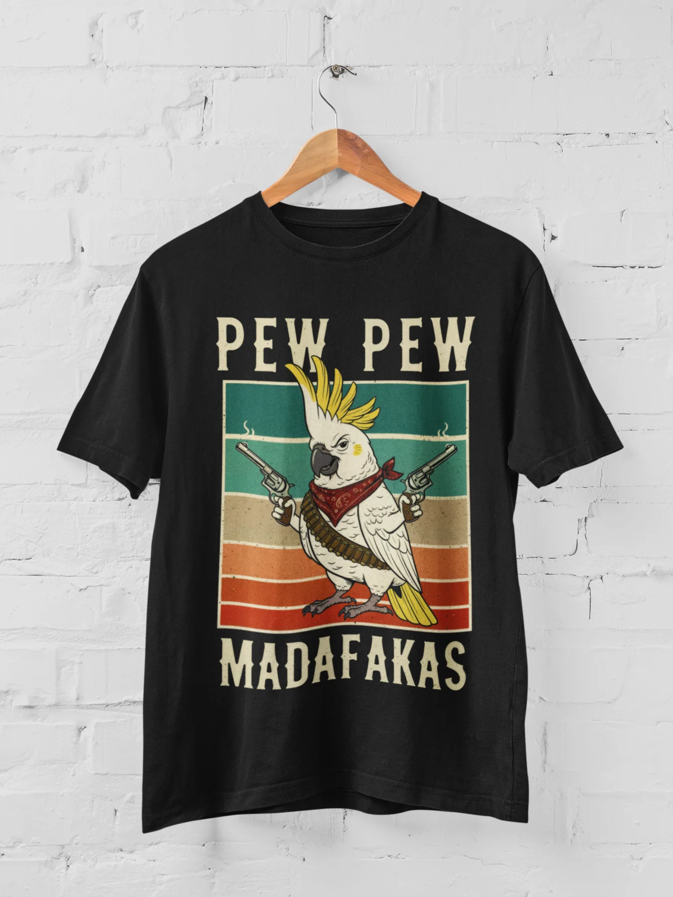 Outlaw Cockatoo Parrot T-shirt product image (1)