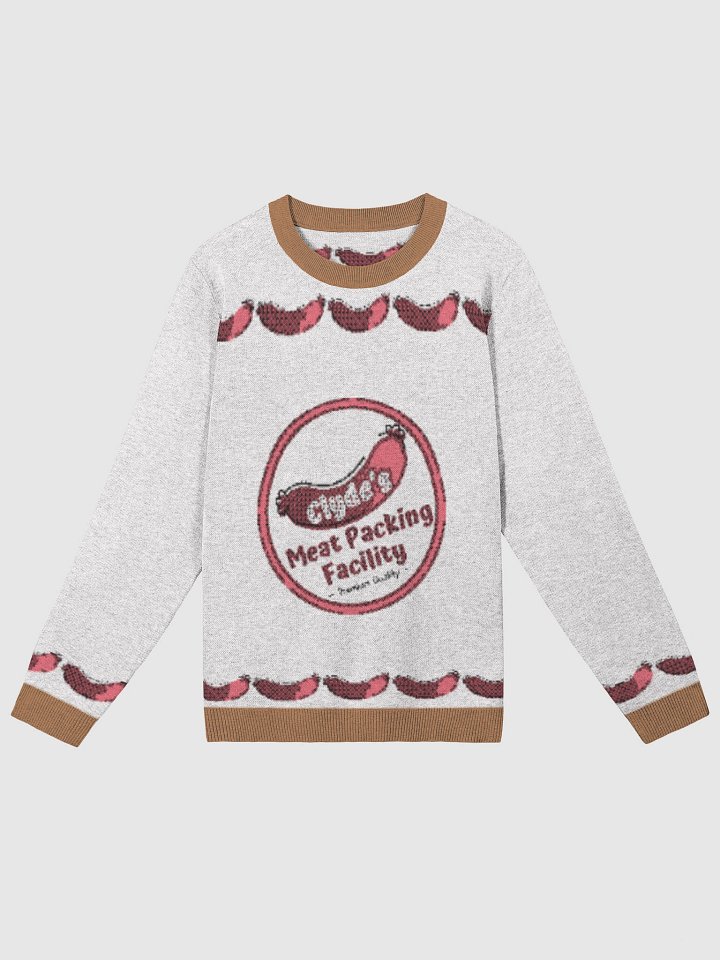 Clyde's meat packing facilty | Knitted Crewneck Sweater Relaxed Fit product image (1)