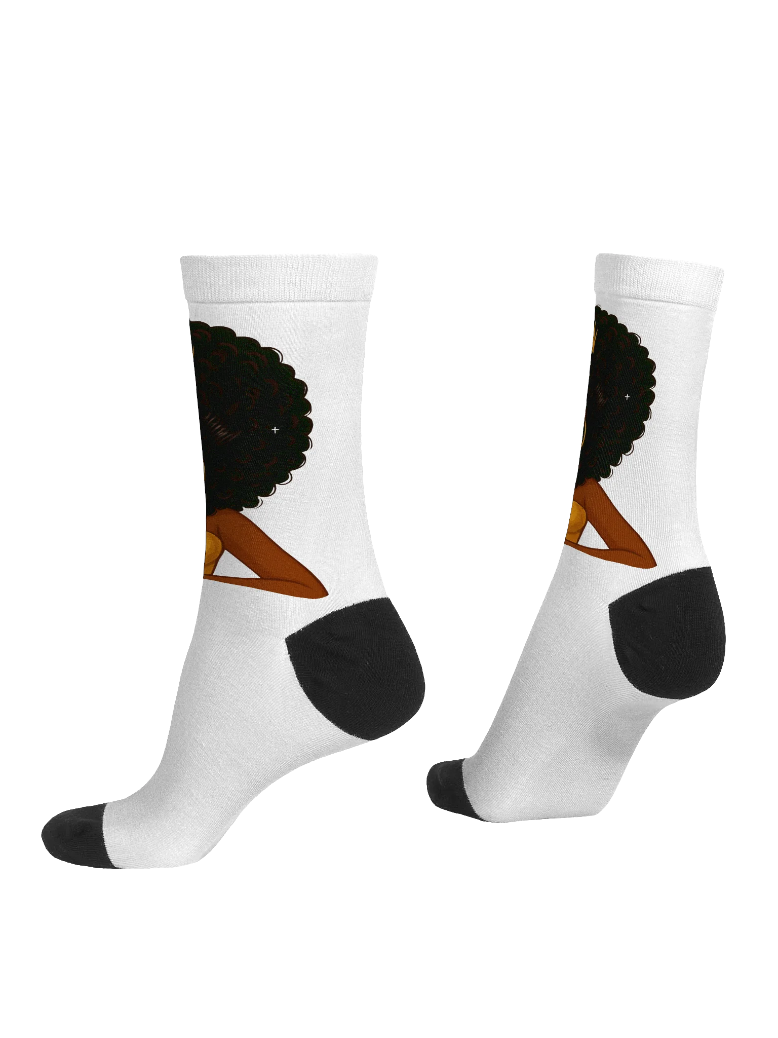 Royal Mirror Afro Crew Socks product image (4)