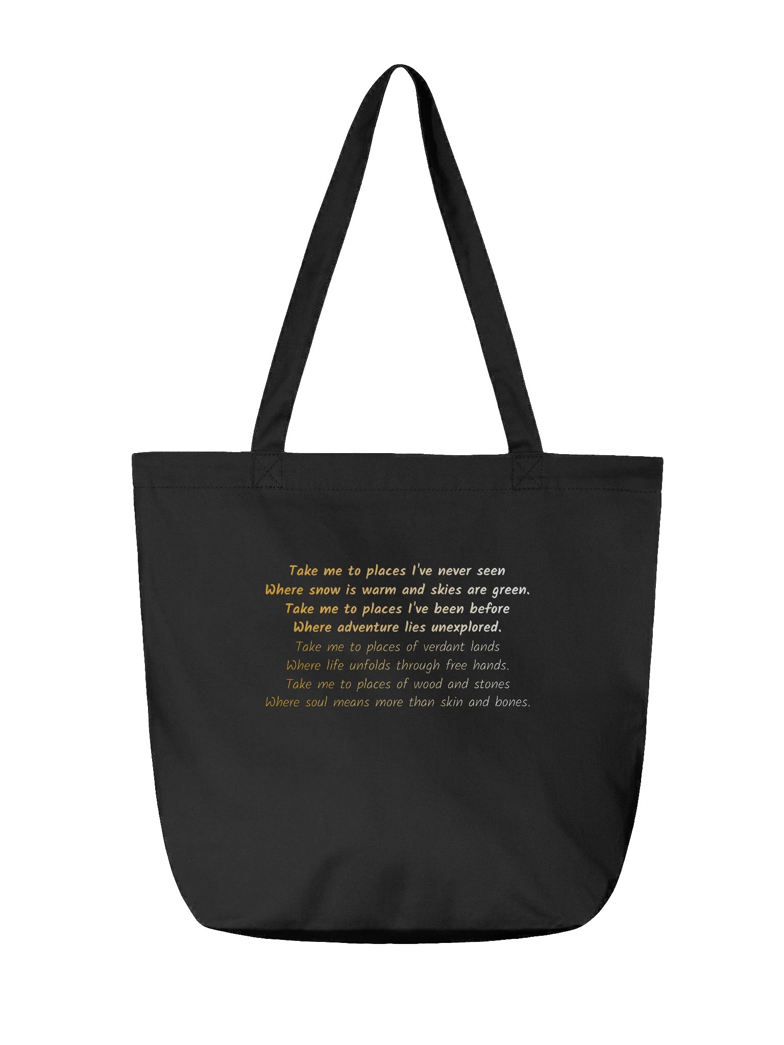 Econscious Eco-Friendly Tote Bag - BLACK WATER product image (2)