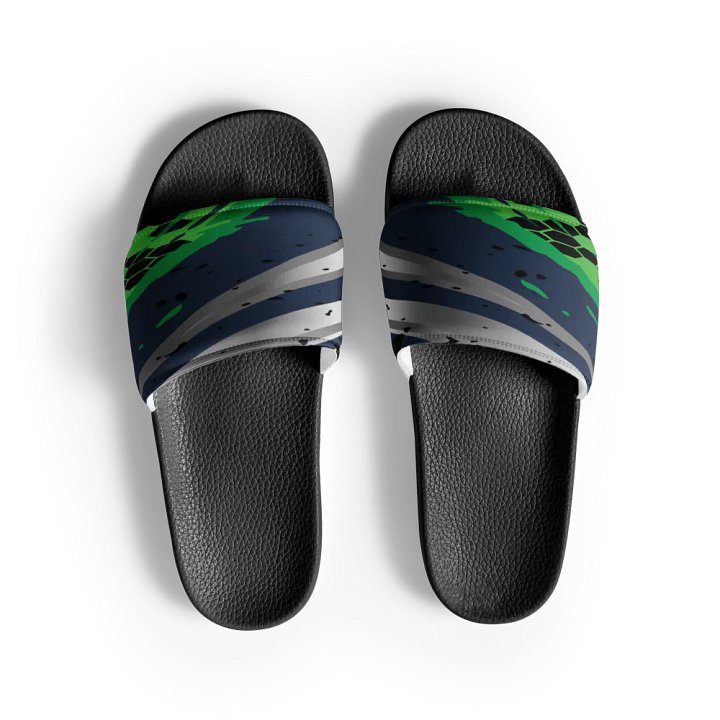 Dynamic Hexagon Men's Slides product image (1)
