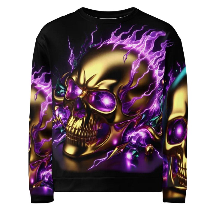 Ethereal Golden Skull - Unisex Sweatshirt #11 product image (1)