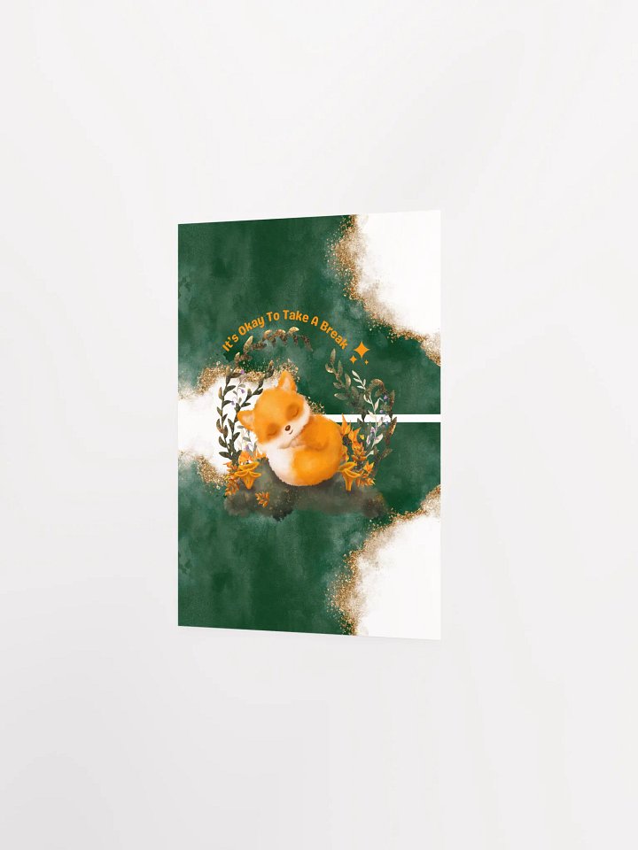 Fox Relaxation Matte Poster product image (2)