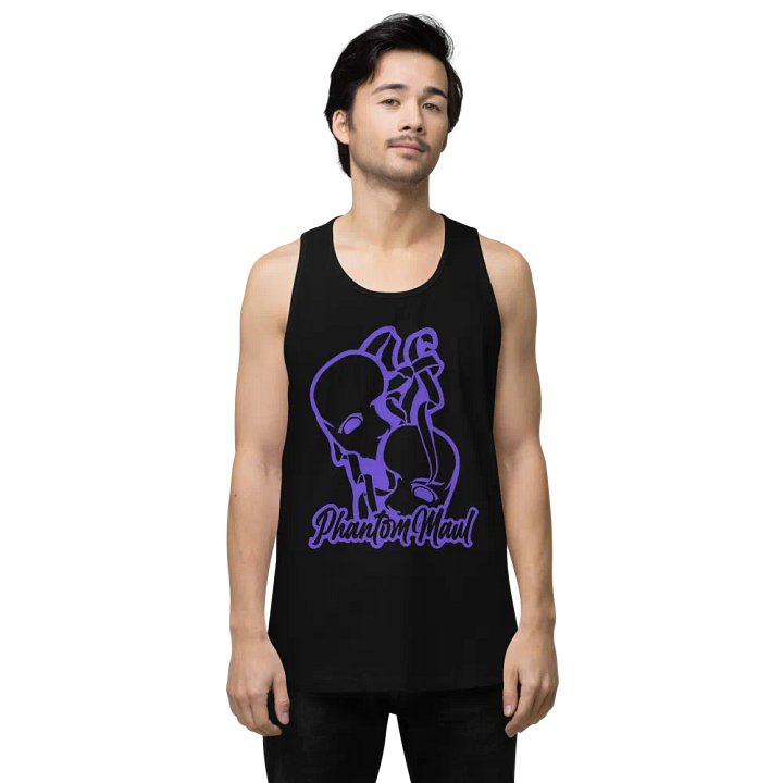 Dark Purple Big Logo Men's Tank Top product image (15)