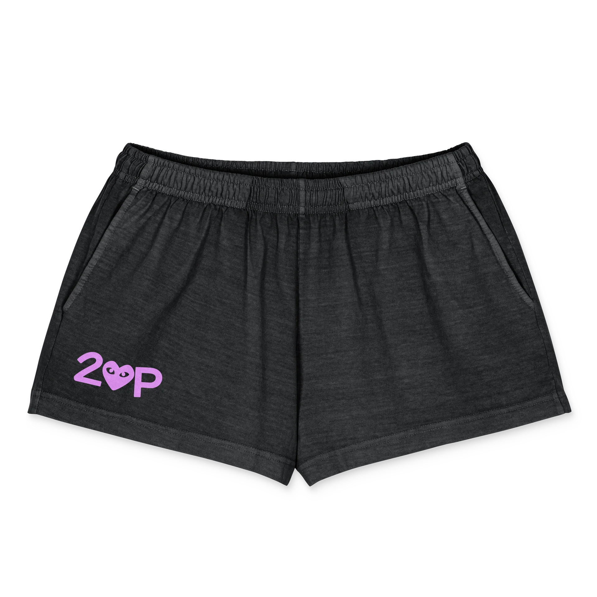 2P Pink Heart Woman Shorts product image (1)