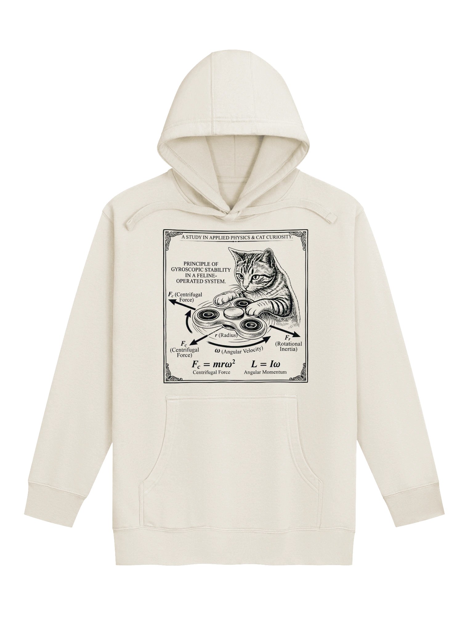 "Applied Cat Physics" Technical Hoodie product image (1)