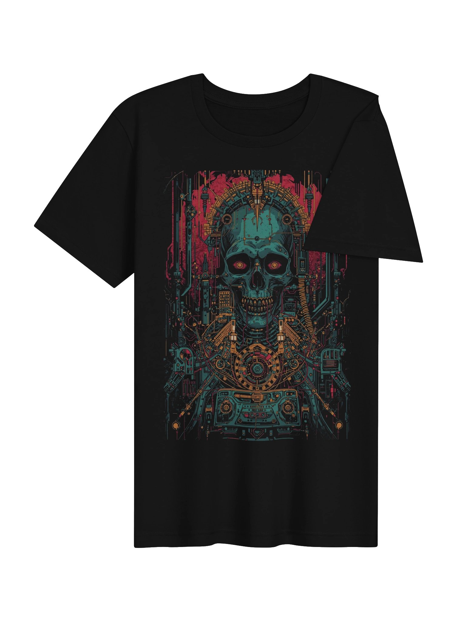 Cybernetic Skull Lightweight T-Shirt product image (7)