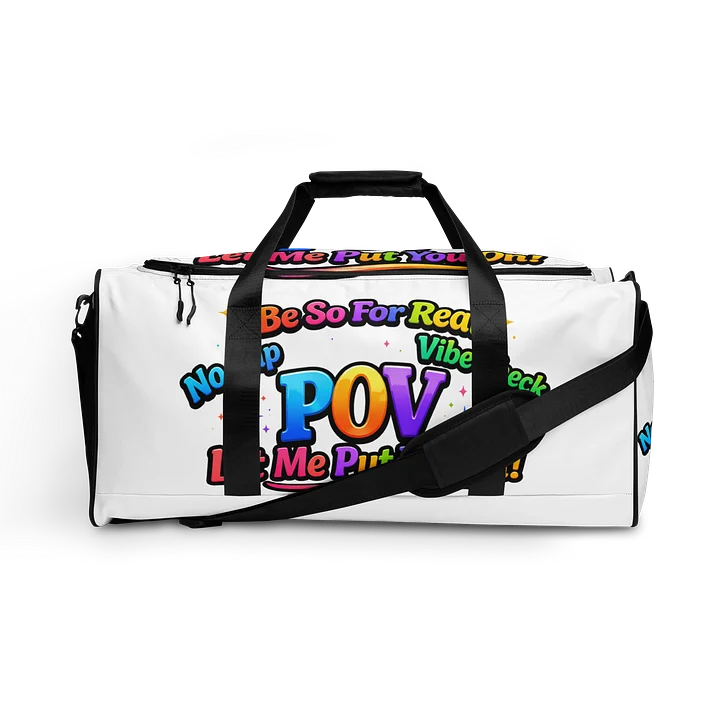 Vibrant Expressions All-Over Duffle Bag product image (1)