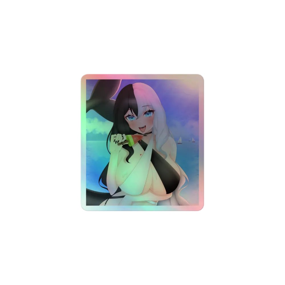 Watermelon Holographic Sticker product image (1)