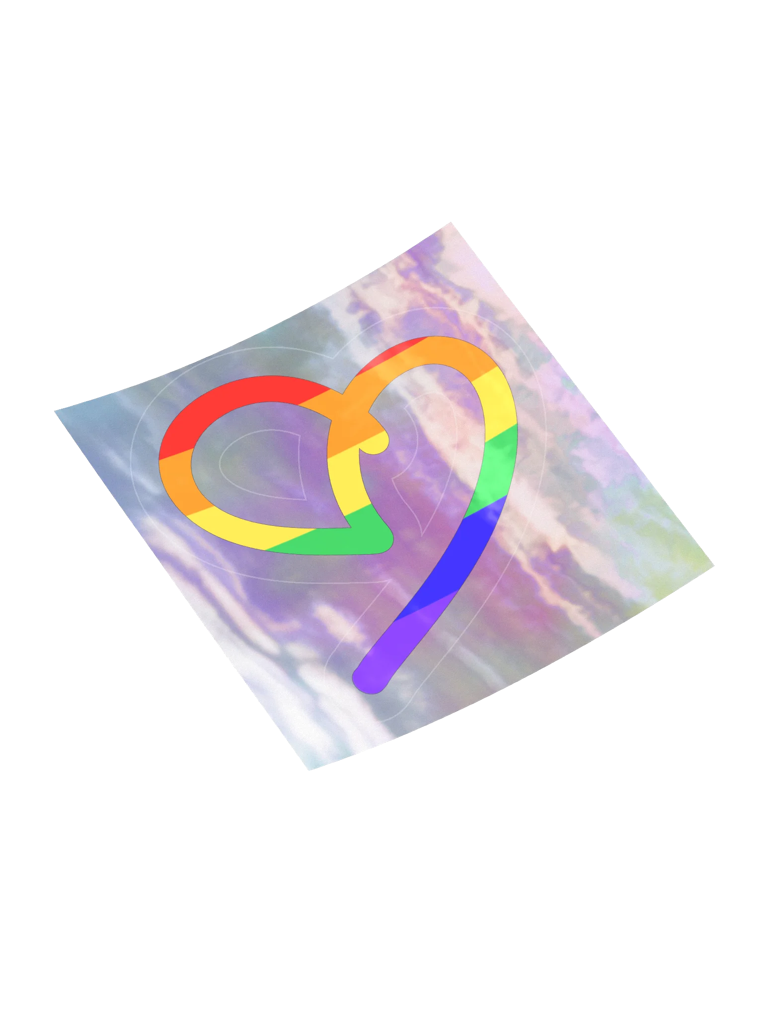Pride Heart Holo Sticker product image (10)