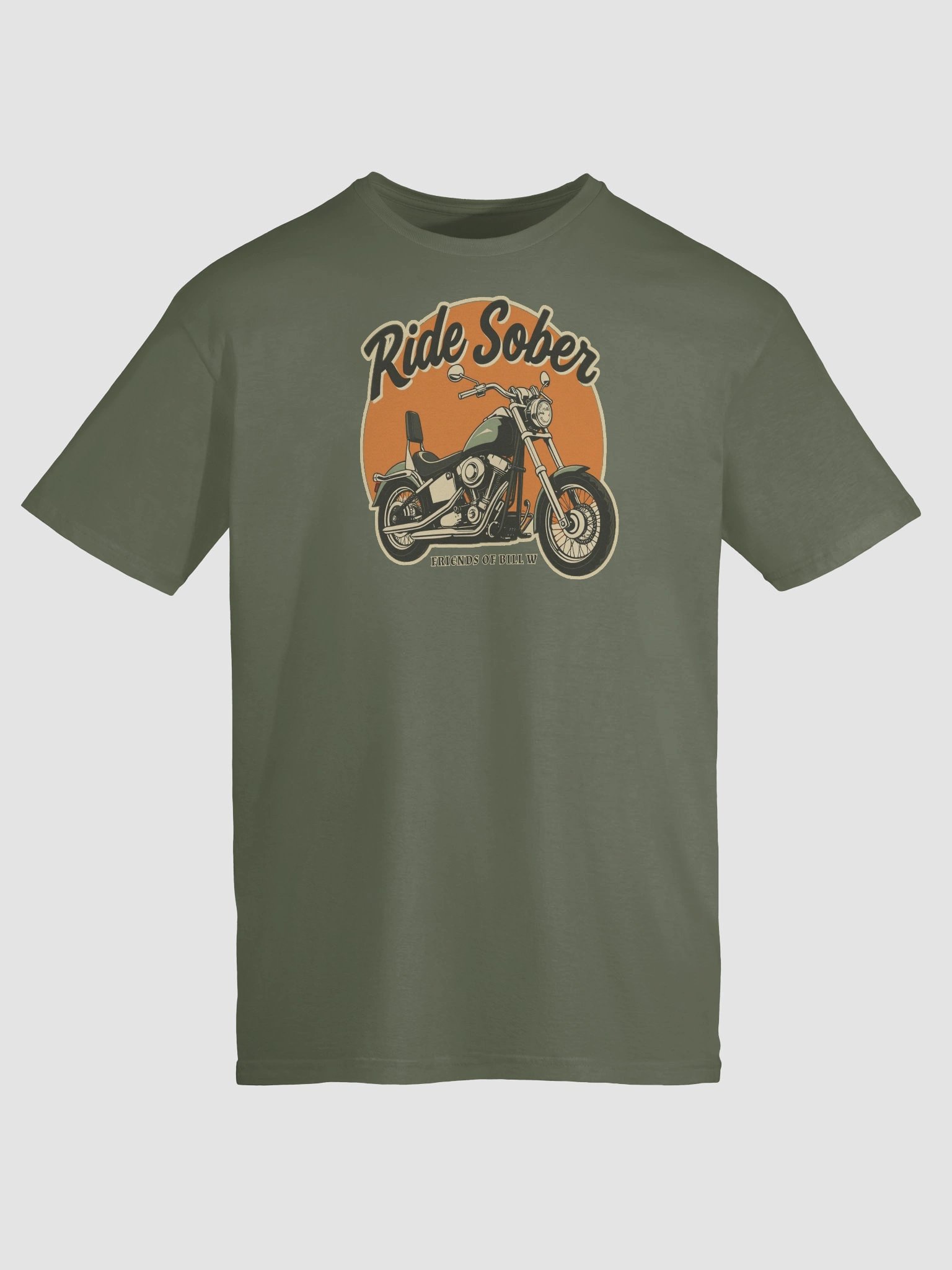 Ride Sober Friends of Bill W T-Shirt product image (1)