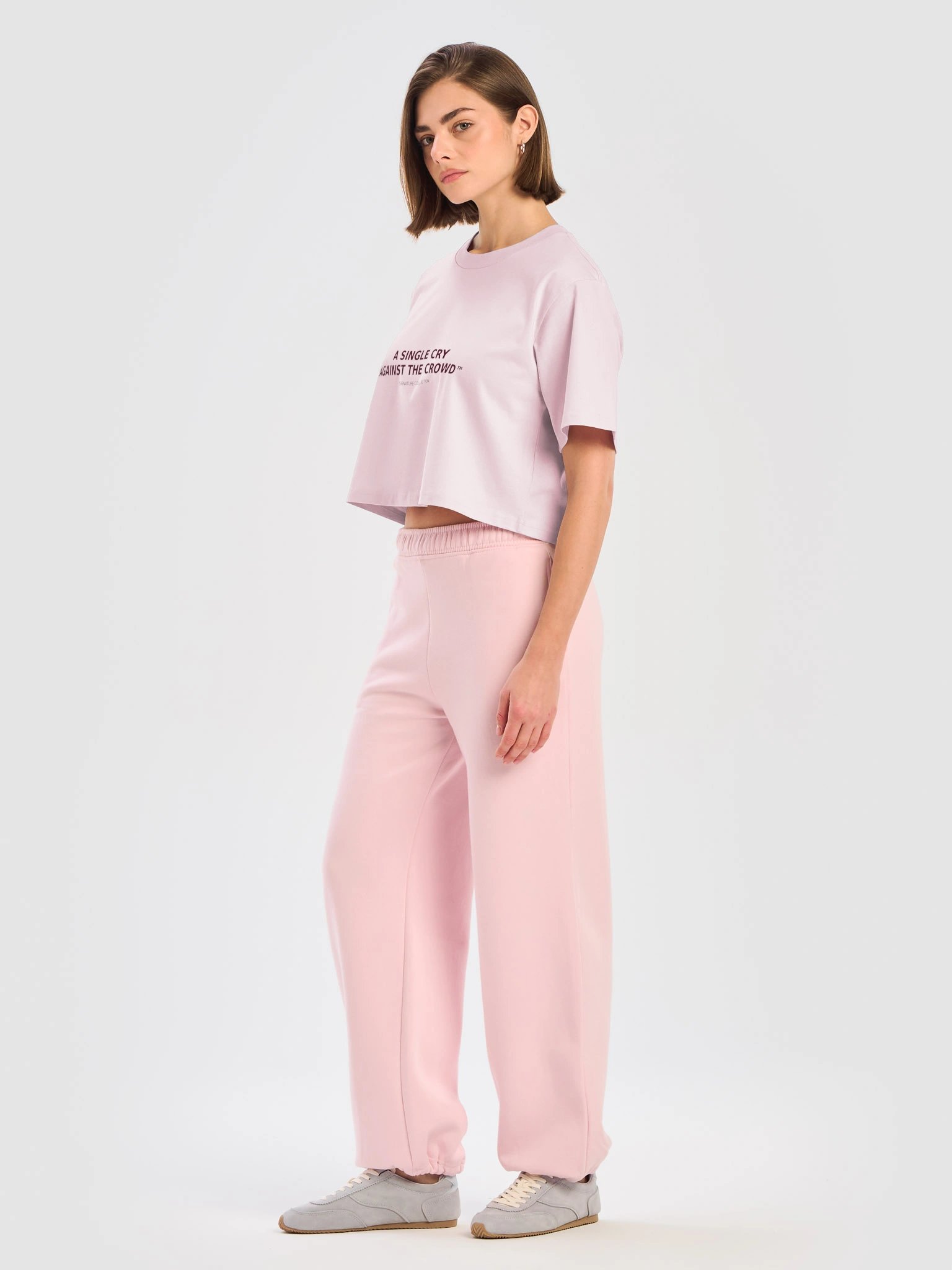 A Single Cry Against the Crowd™ — Women’s Signature Heavyweight Crop Tee product image (8)