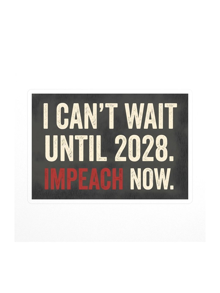 Impeach Sticker 5.5X5.5 product image (1)