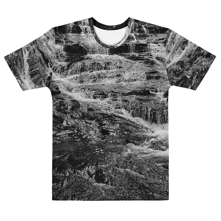 Cascades In Black Men's Crew Neck product image (1)