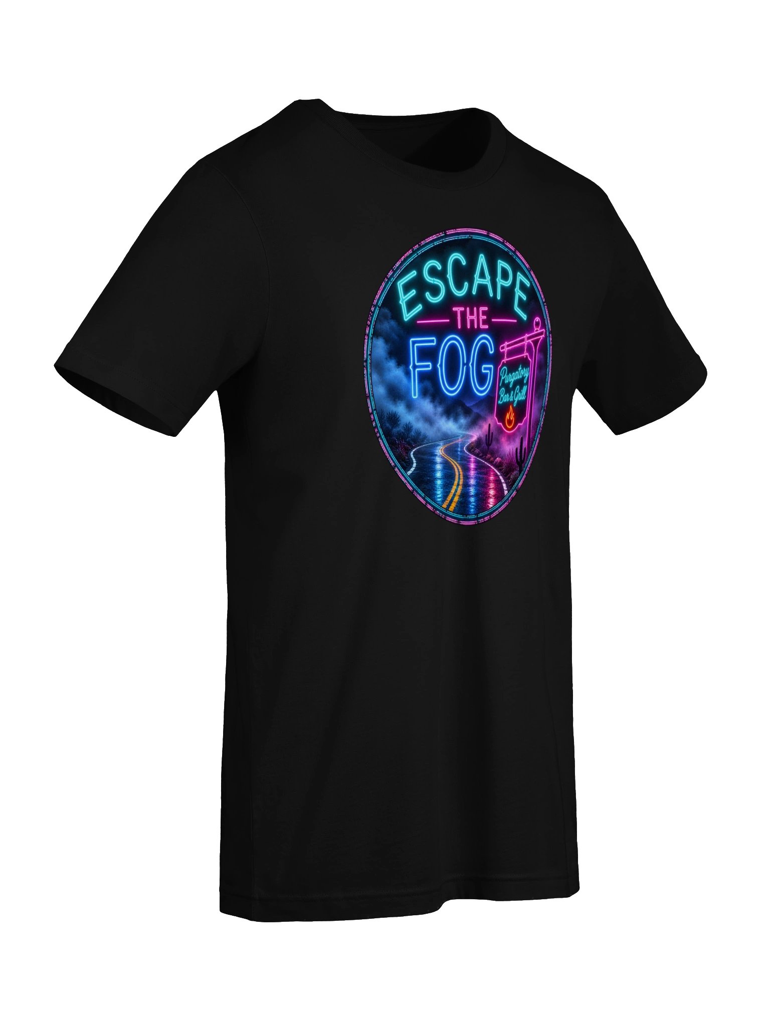 Escape the Fog Neon Desert Tee product image (69)