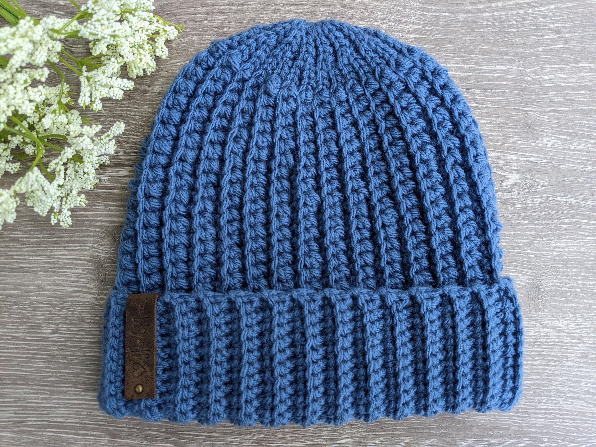 Crochet Nomad Beanie Pattern for Men product image (8)