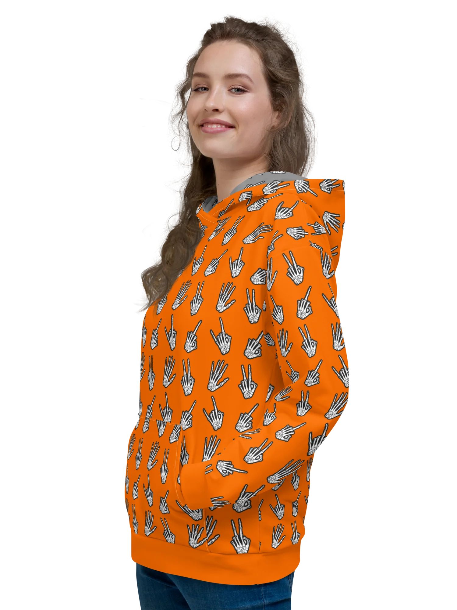 Bone Zone pattern classic hoodie product image (2)