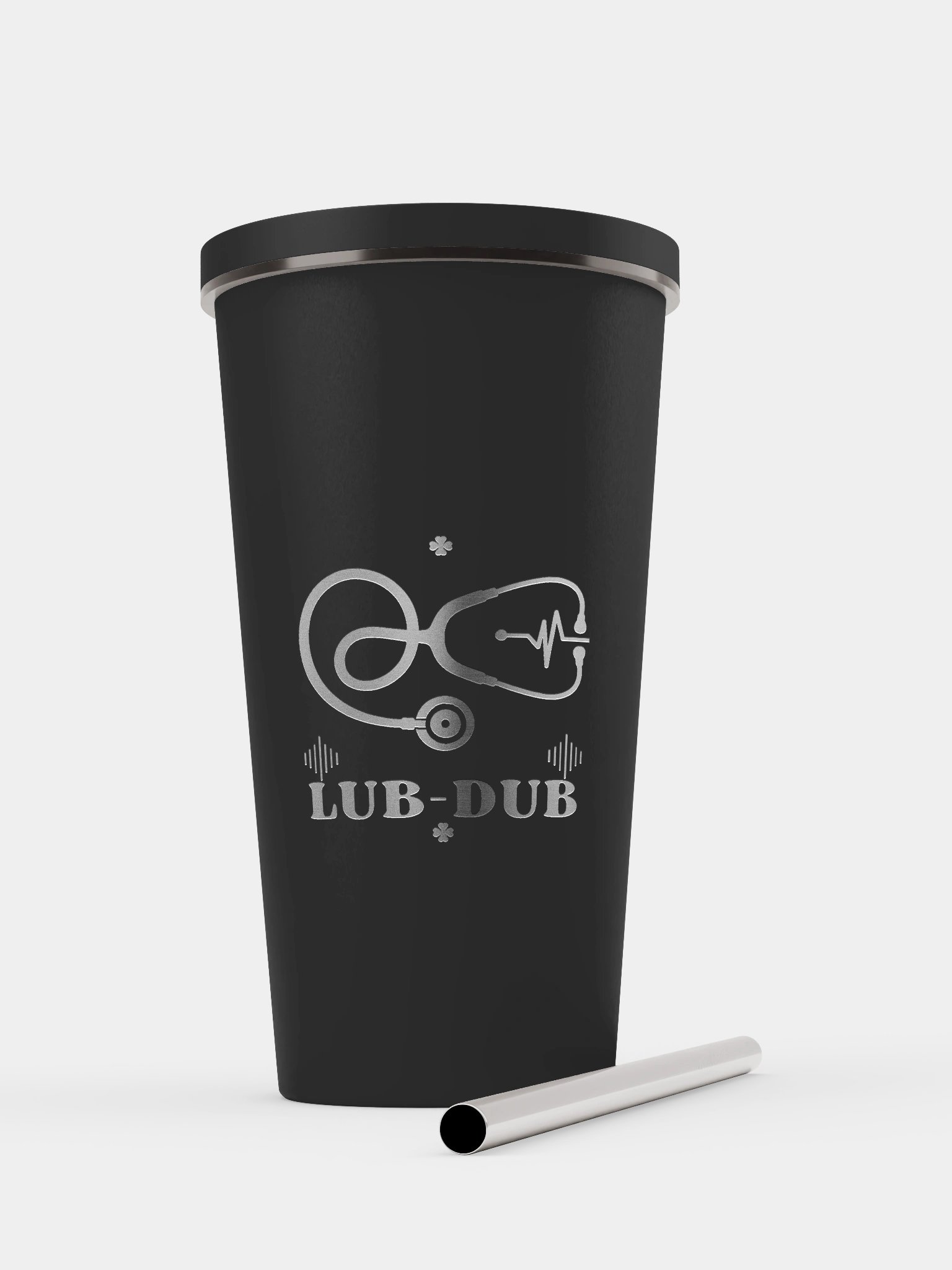Sleek Insulated Tumbler with Straw product image (5)