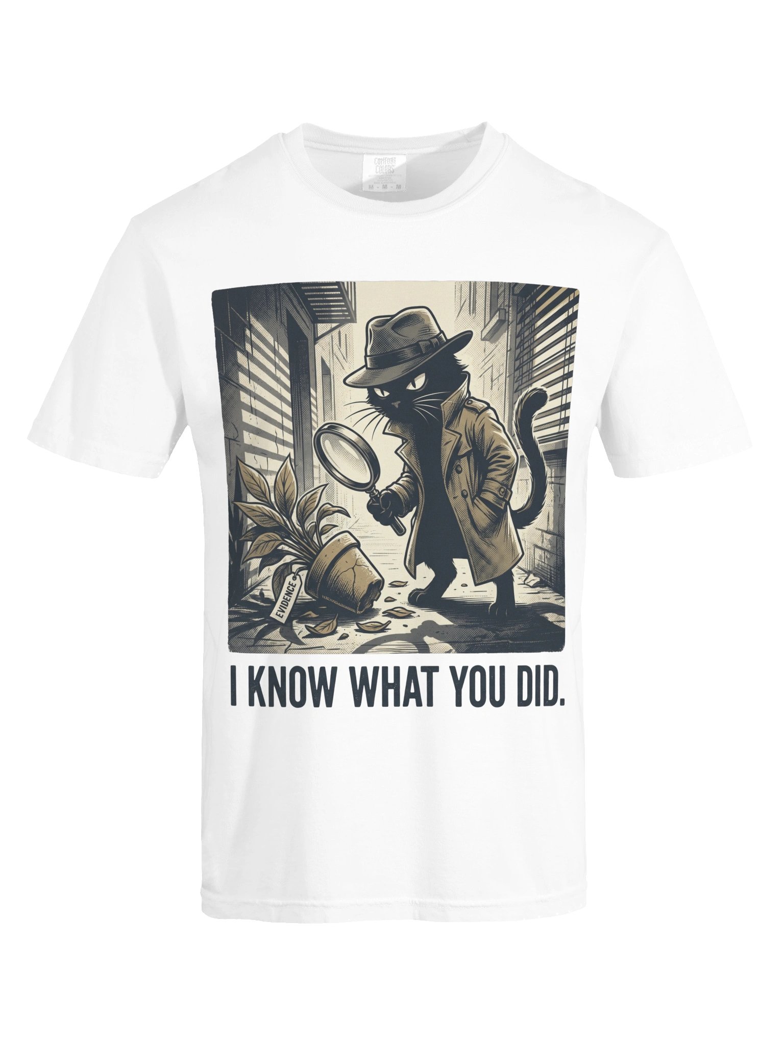 I Know What You Did Detective Cat Tee product image (114)
