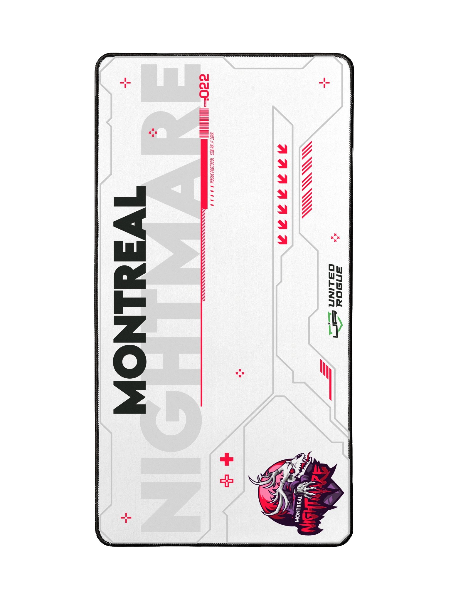 Montreal Nightmare White Desk Mat product image (2)