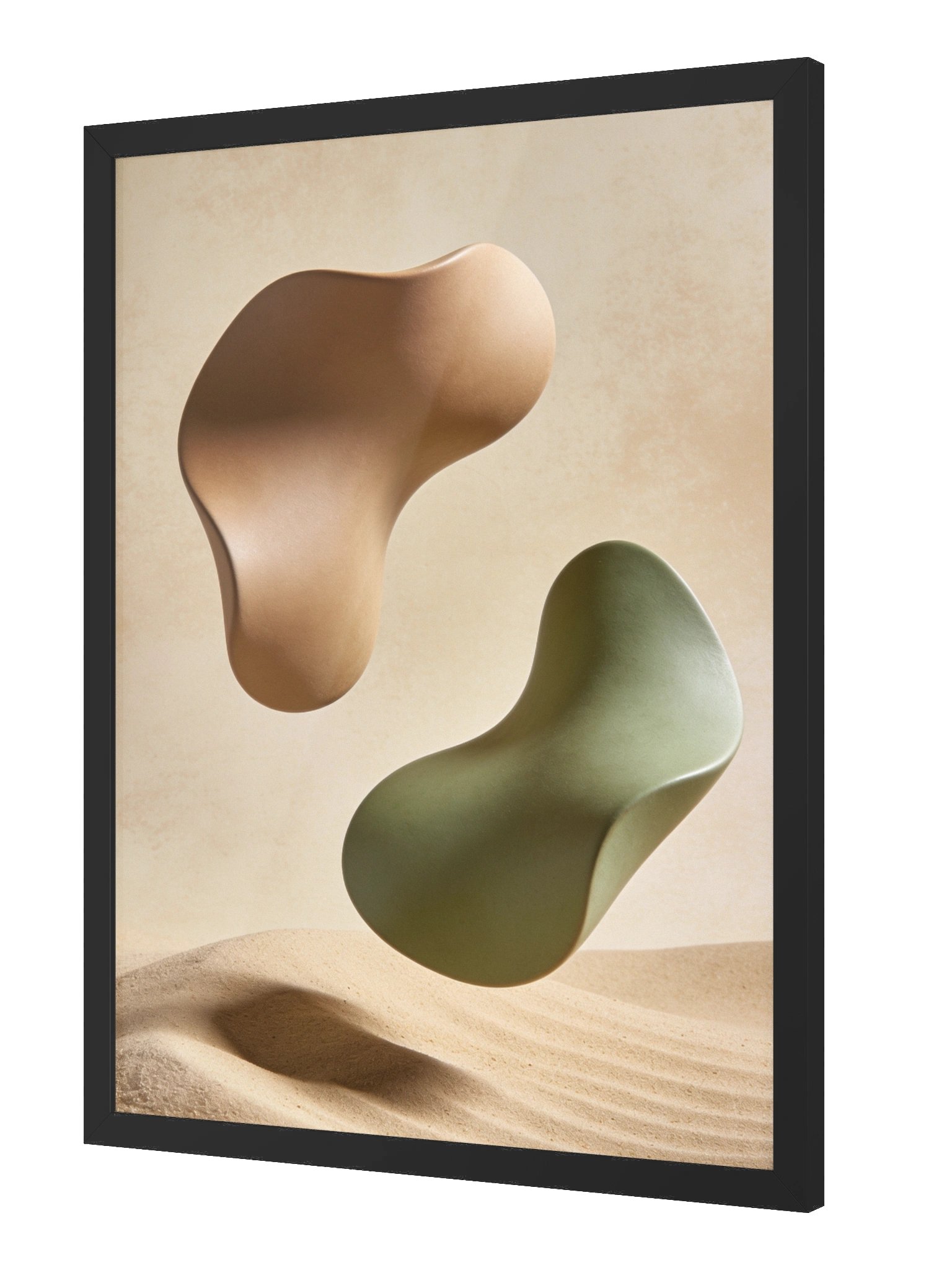 Desert Harmony: Abstract Earth Tones Wall Art-46×61 cm product image (4)