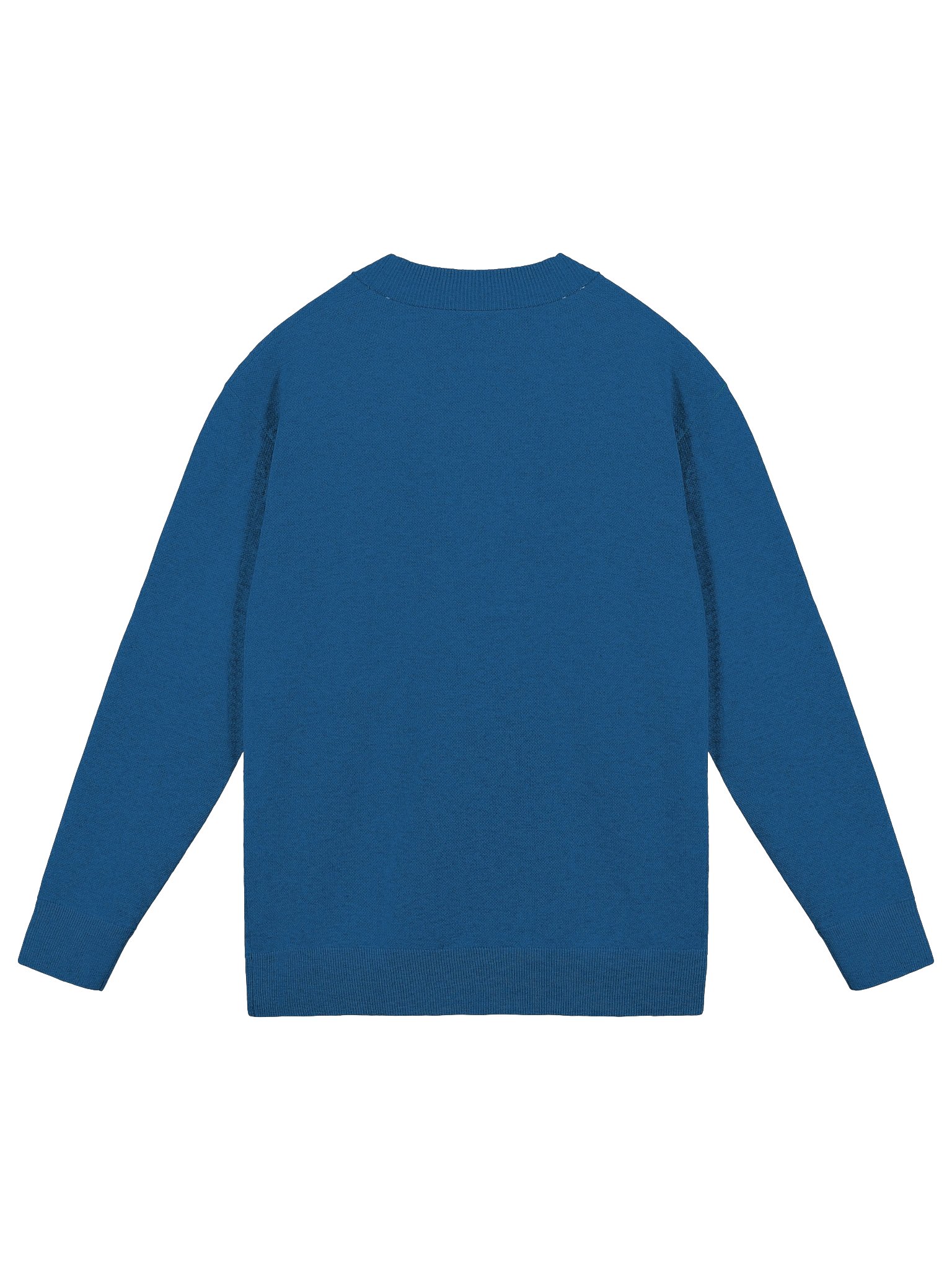 Navy Blue Knitted Cardigan Without Pocket product image (3)