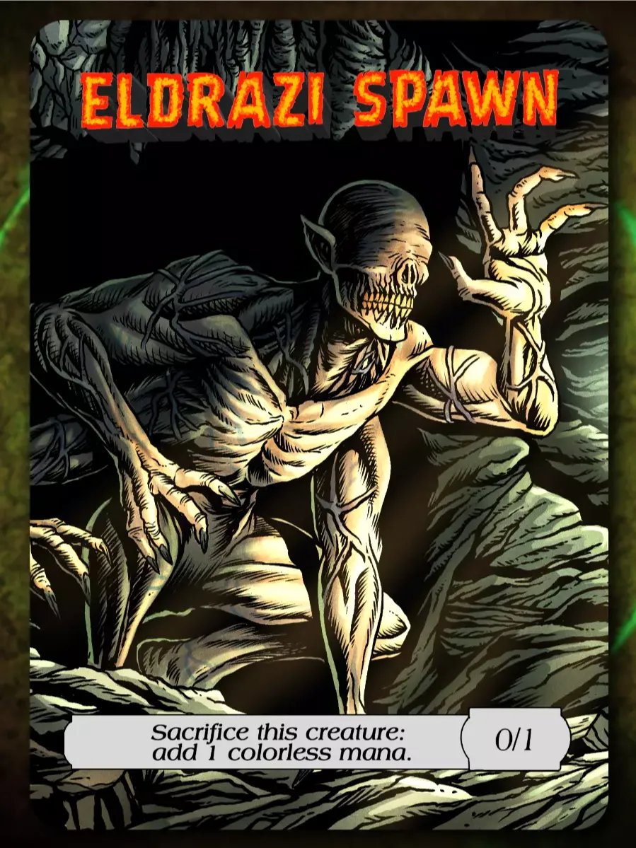 Eldrazi Spawn 0/1 Full Art Token product image (1)