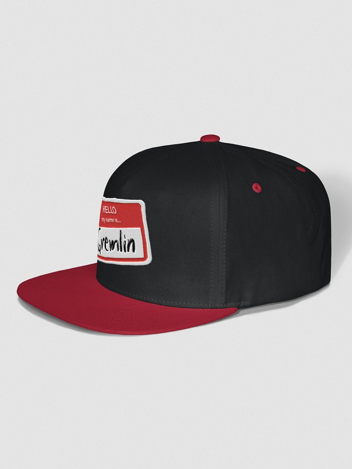 Hello, my name is... Flat Snapback product image (14)