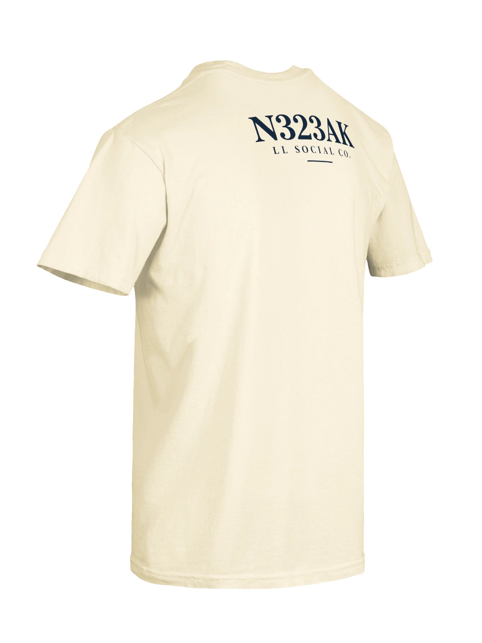 LL Social Co. N323AK Aerostar Tee — Ivory product image (89)