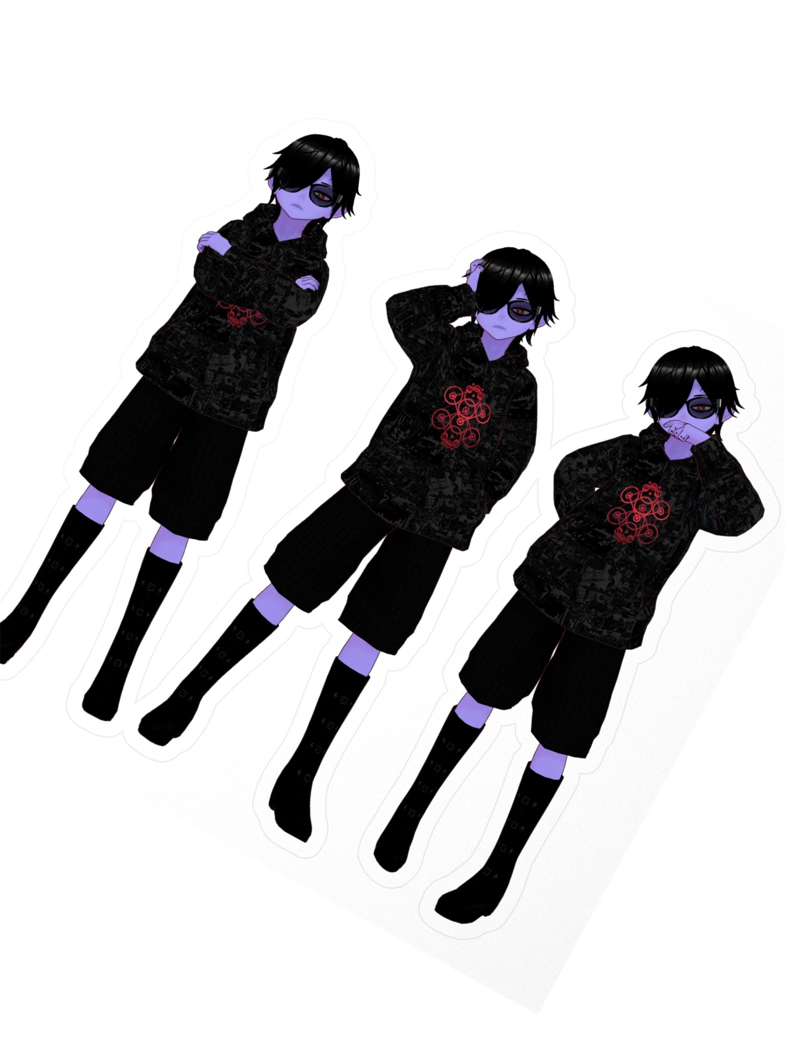 Steve the Vampire Sticker Sheet #1 product image (2)