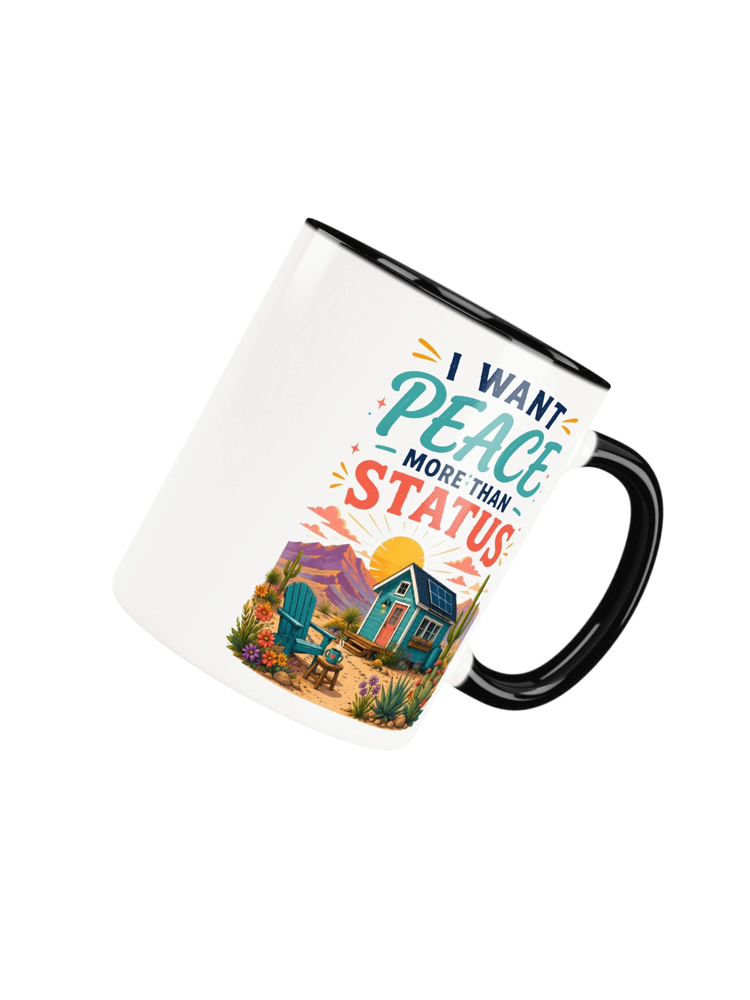 I Want Peace More Than Status Mug product image (57)