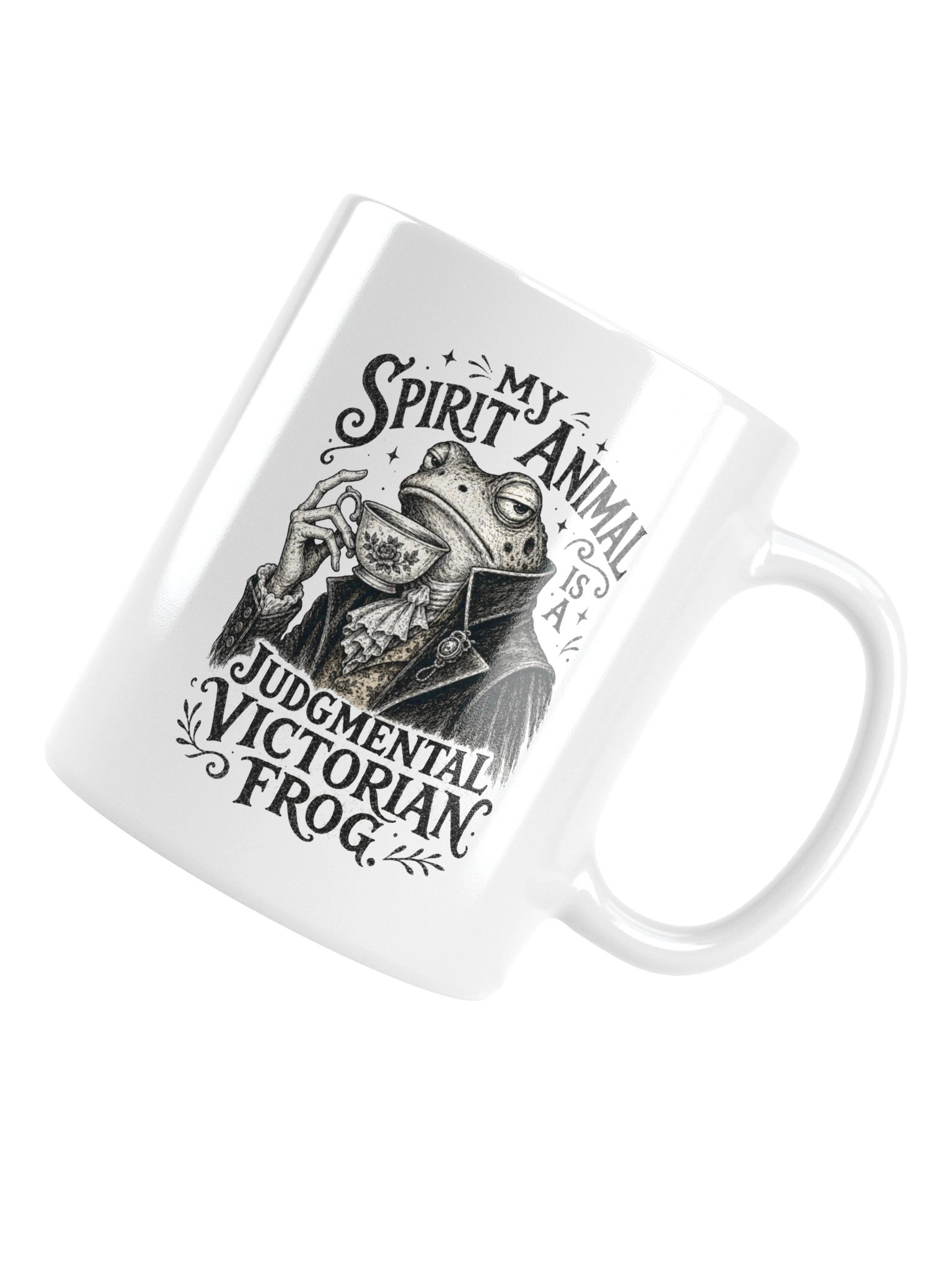 Judgmental Victorian Frog Mug product image (6)