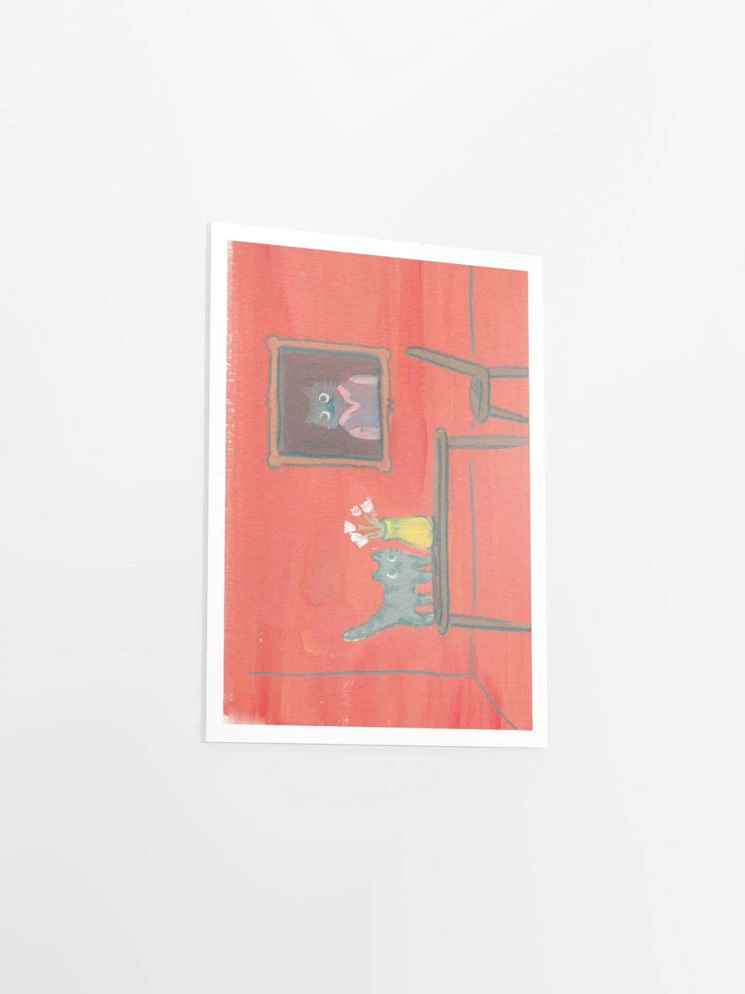 Tabby Cat Art Print product image (4)