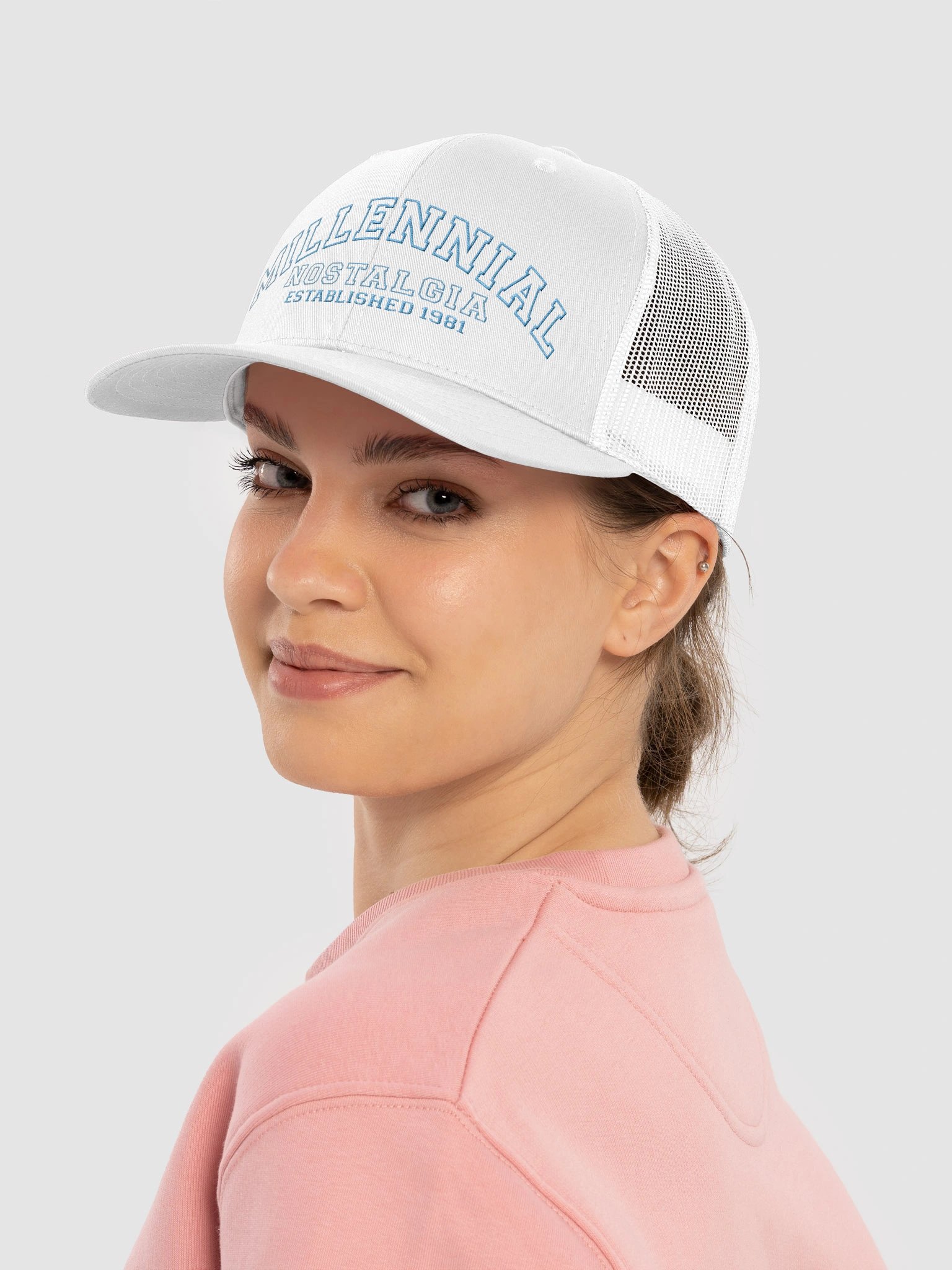 COLLEGIATE MILLENNIAL TRUCKER HAT product image (8)