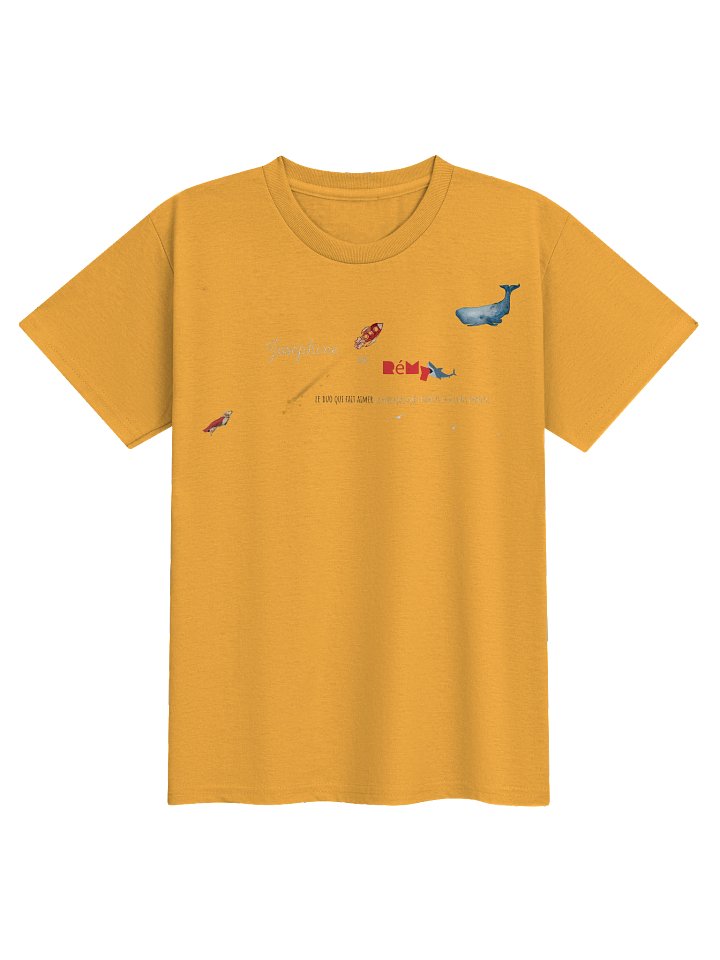 Whimsical Musical Joséphine et Rémy Kids Sports Tee product image (1)