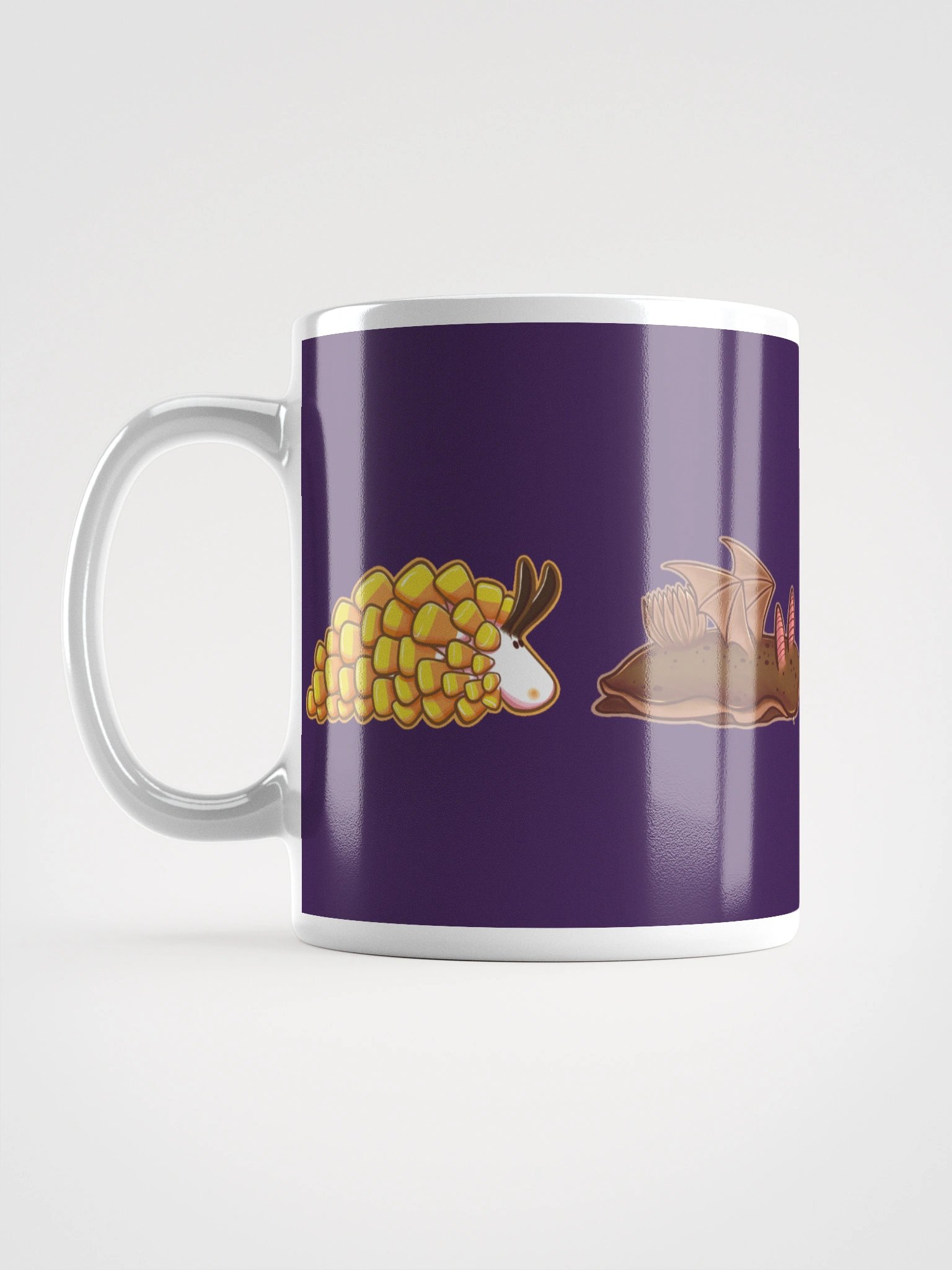 Spooky Scary Slug Time - Mug w/ Purple Background product image (2)