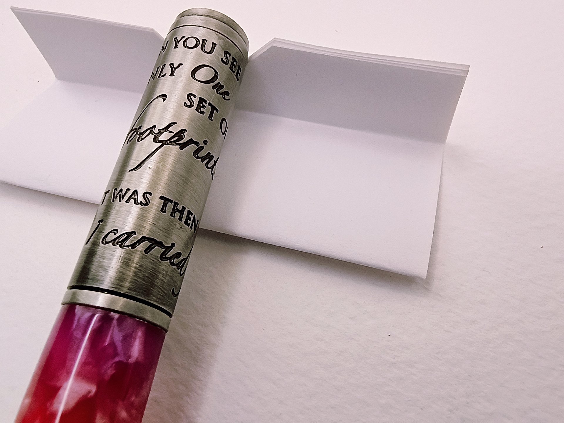 ✝️ Footprints in Bloom – Faith-Inspired Pen product image (4)
