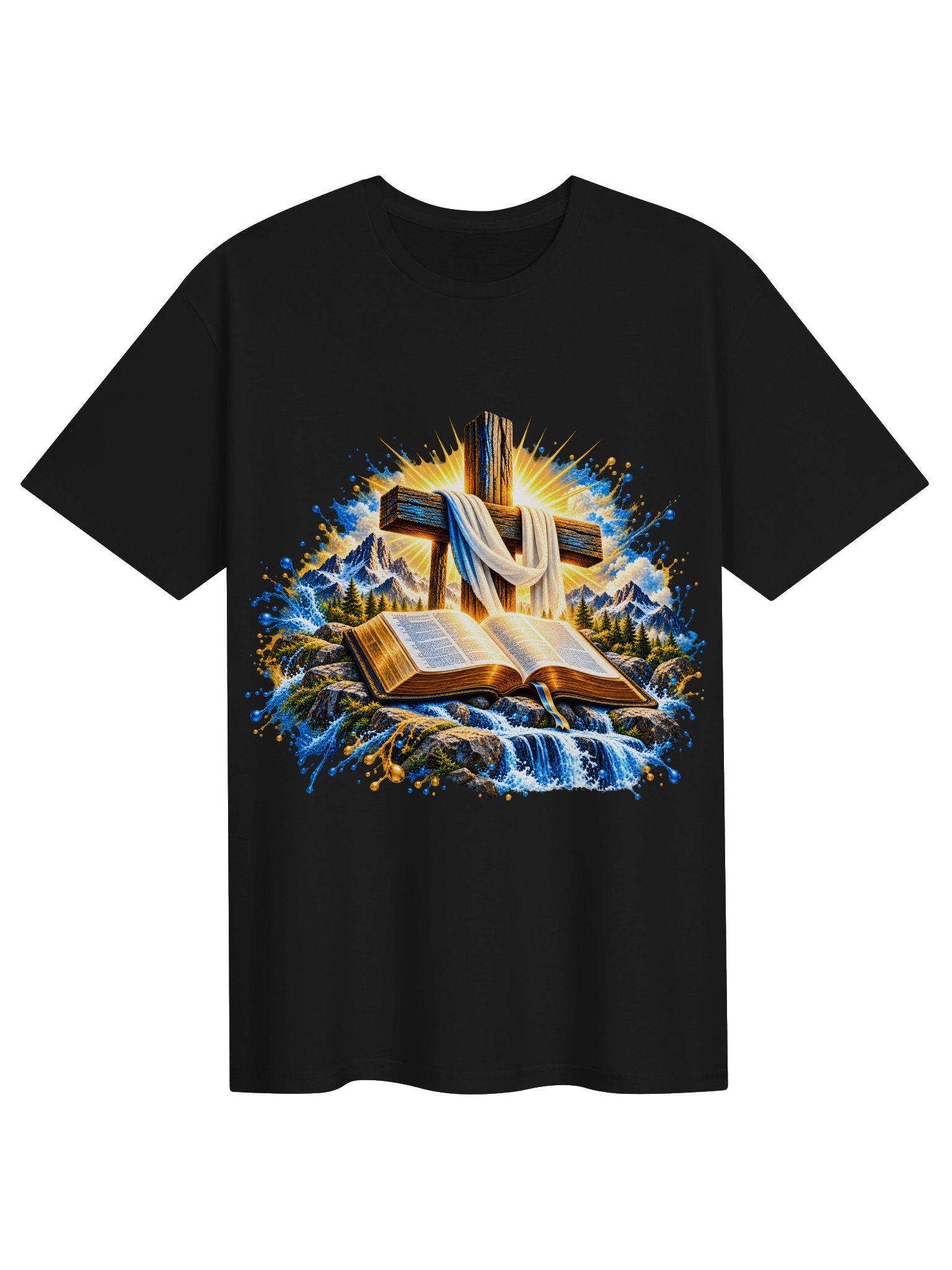Radiant Cross and Scripture Tee product image (4)